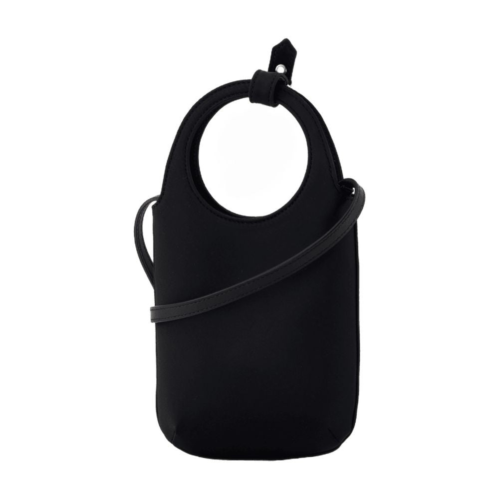 Slim Holy Handbag - Satin - Black