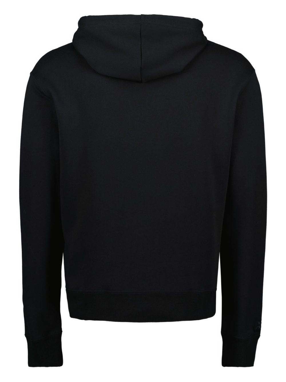 Black Cotton Hoodie