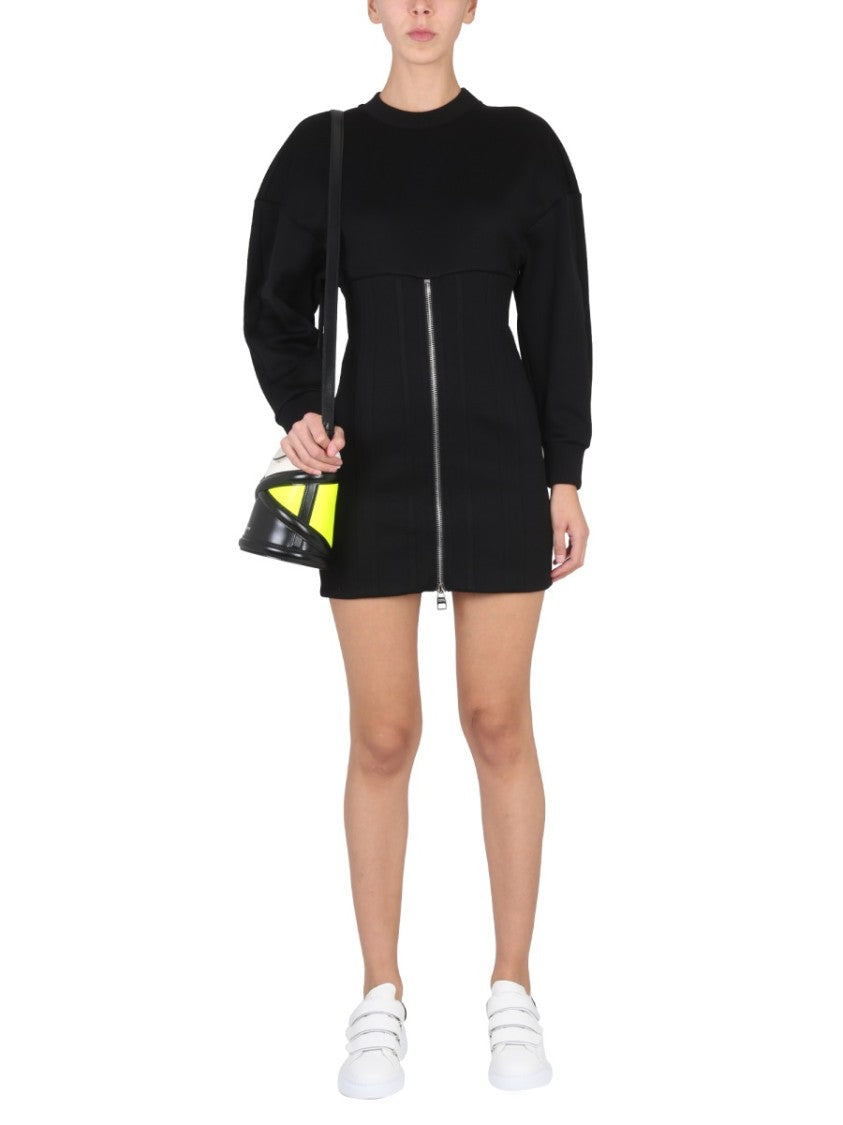 Mini Dress With Cocoon Sleeves