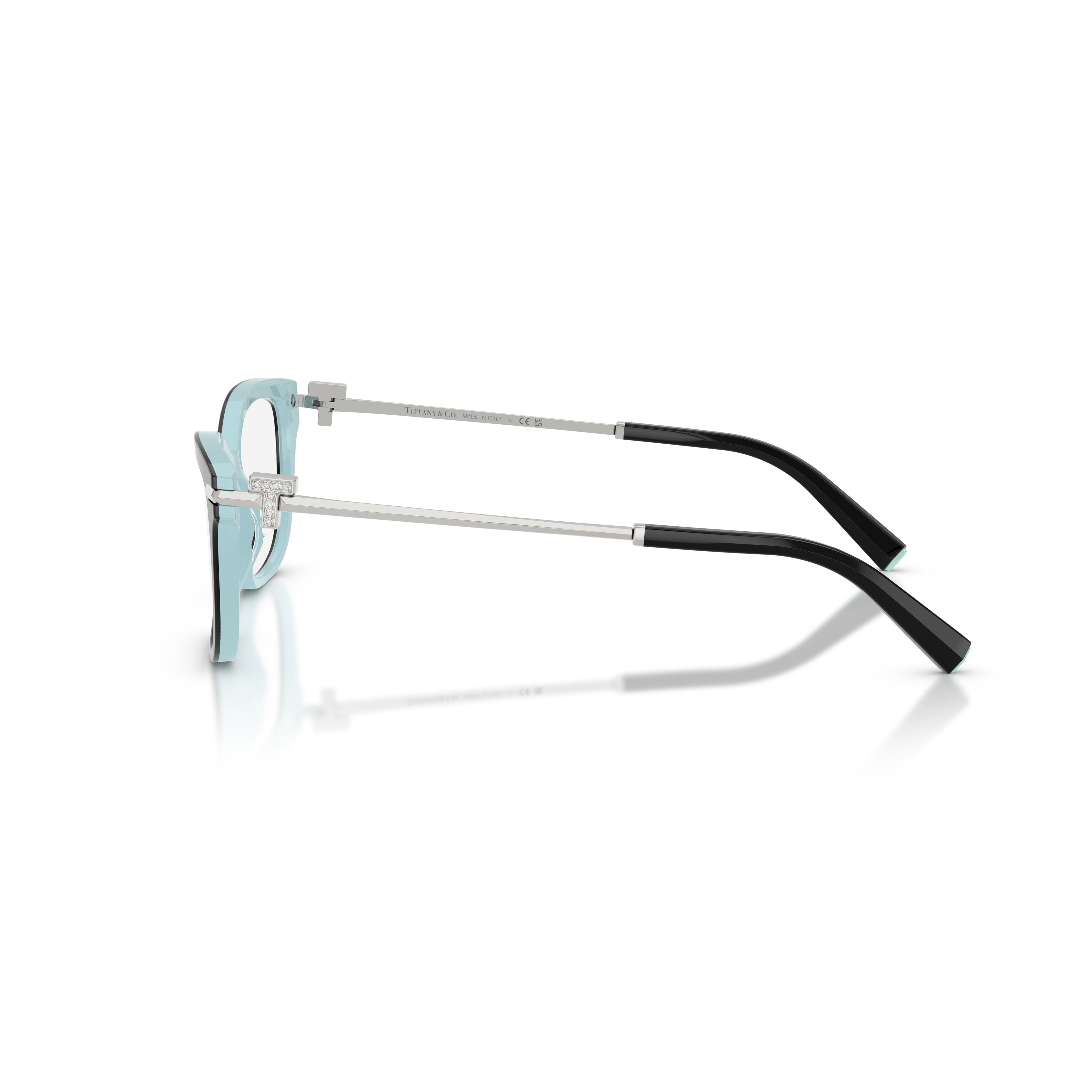 0tf2288b Rectangular Eyeglasses with Dual-Tone Acetate Frame