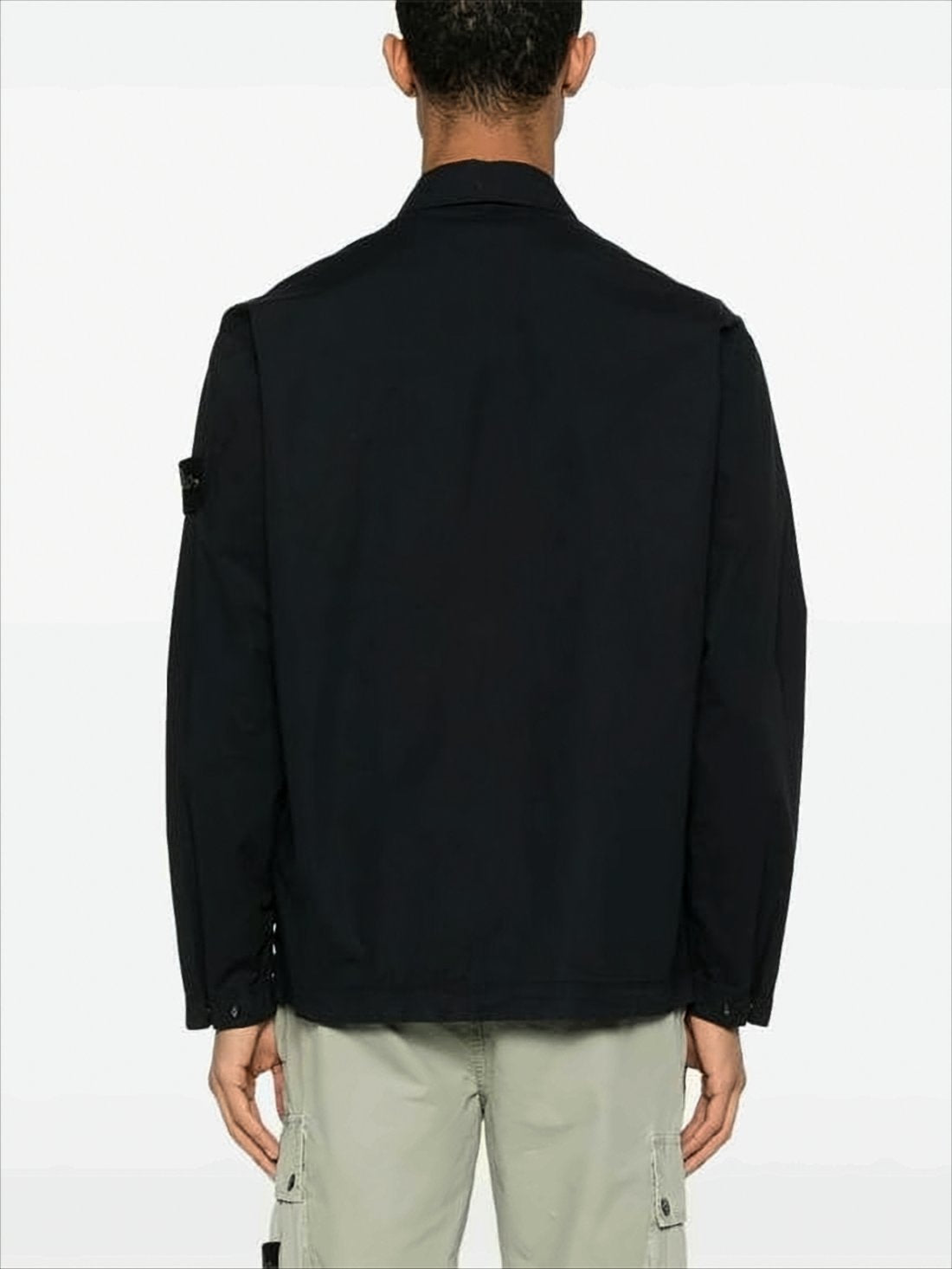 Long-Sleeve Shirt with Concealed Placket