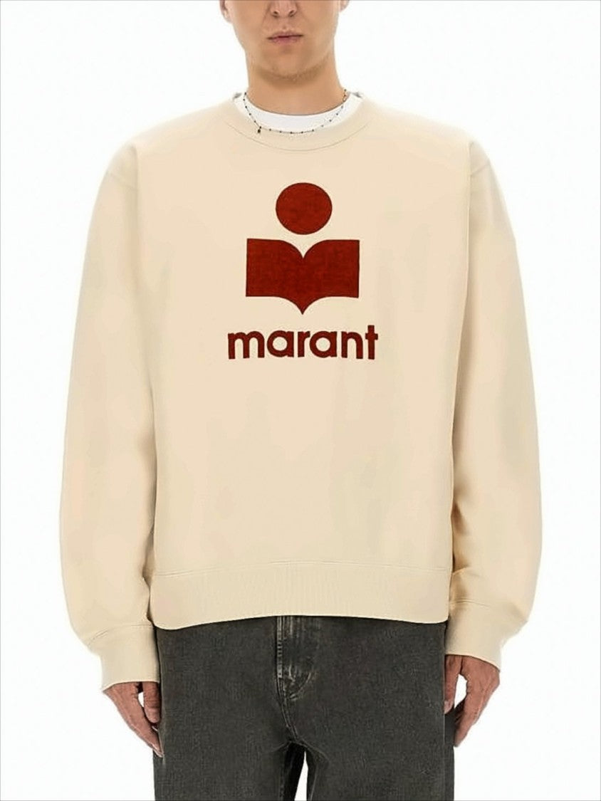 Relaxed-Fit Long-Sleeve Sweatshirt with Graphic Logo