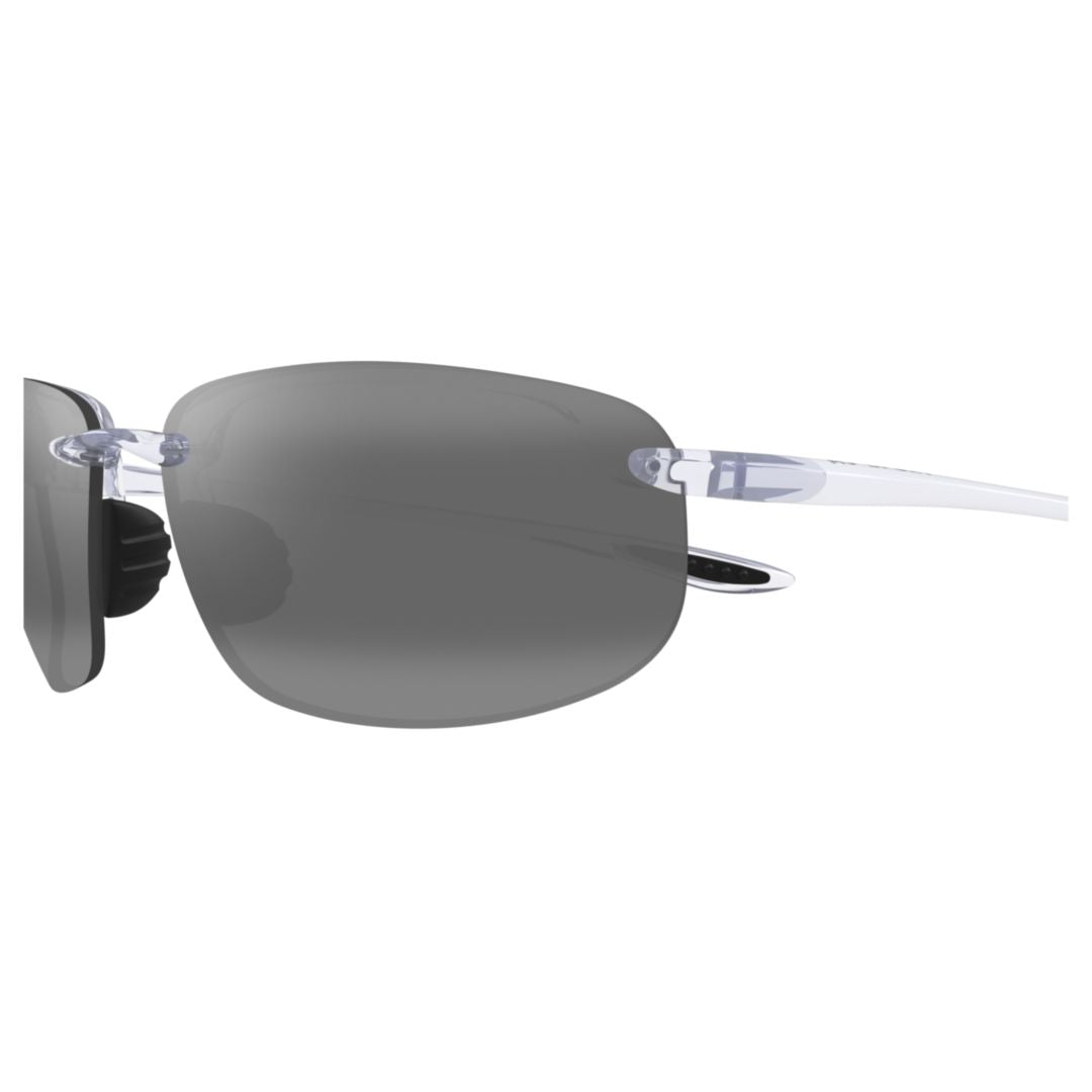 Hookipa Rimless Rectangular Sunglasses with Transparent Temples