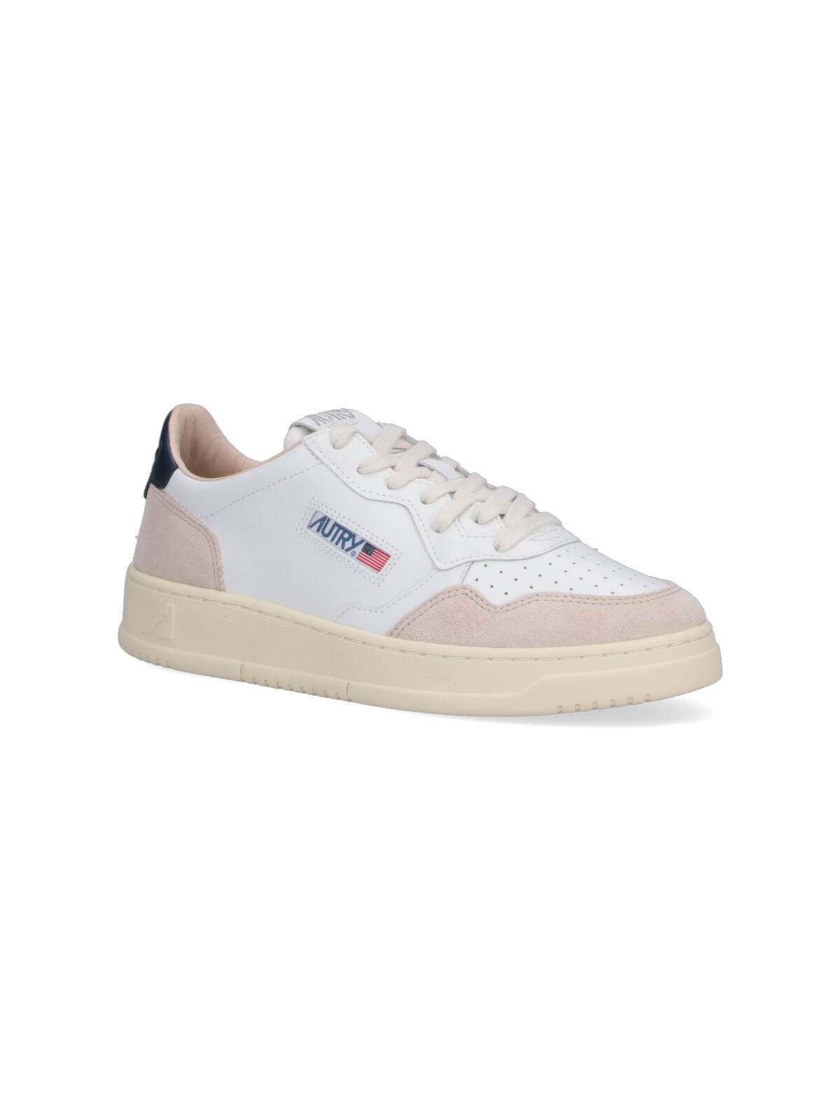 Low-Top Sneakers With Rounded Toe