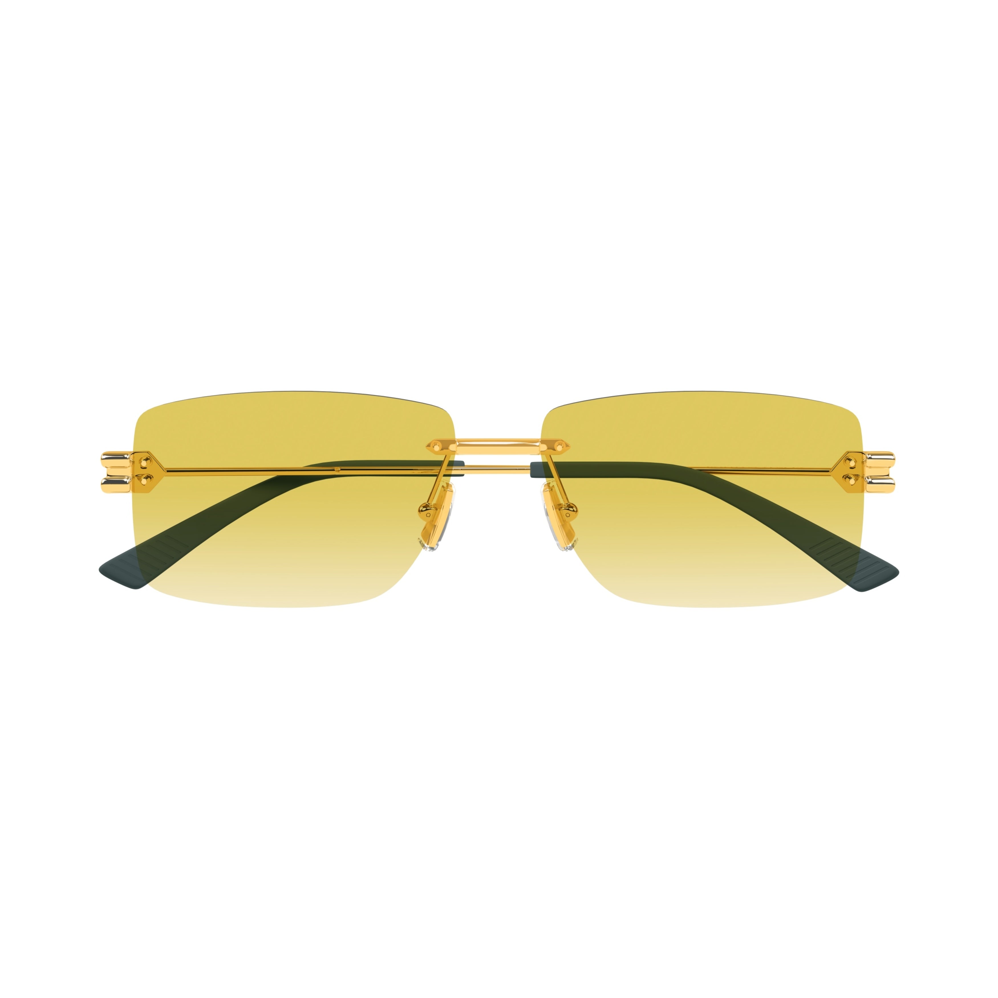Bv1126s Rimless Rectangular Sunglasses