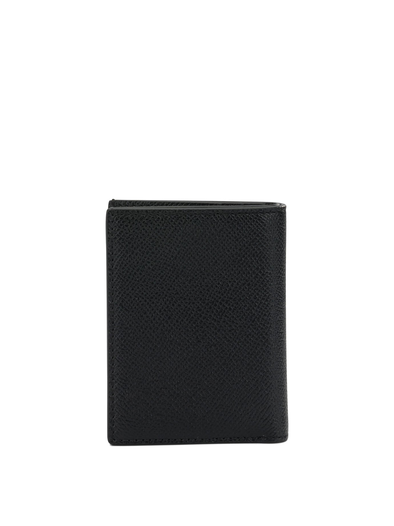 Small Grain Leather Folding Card Holder