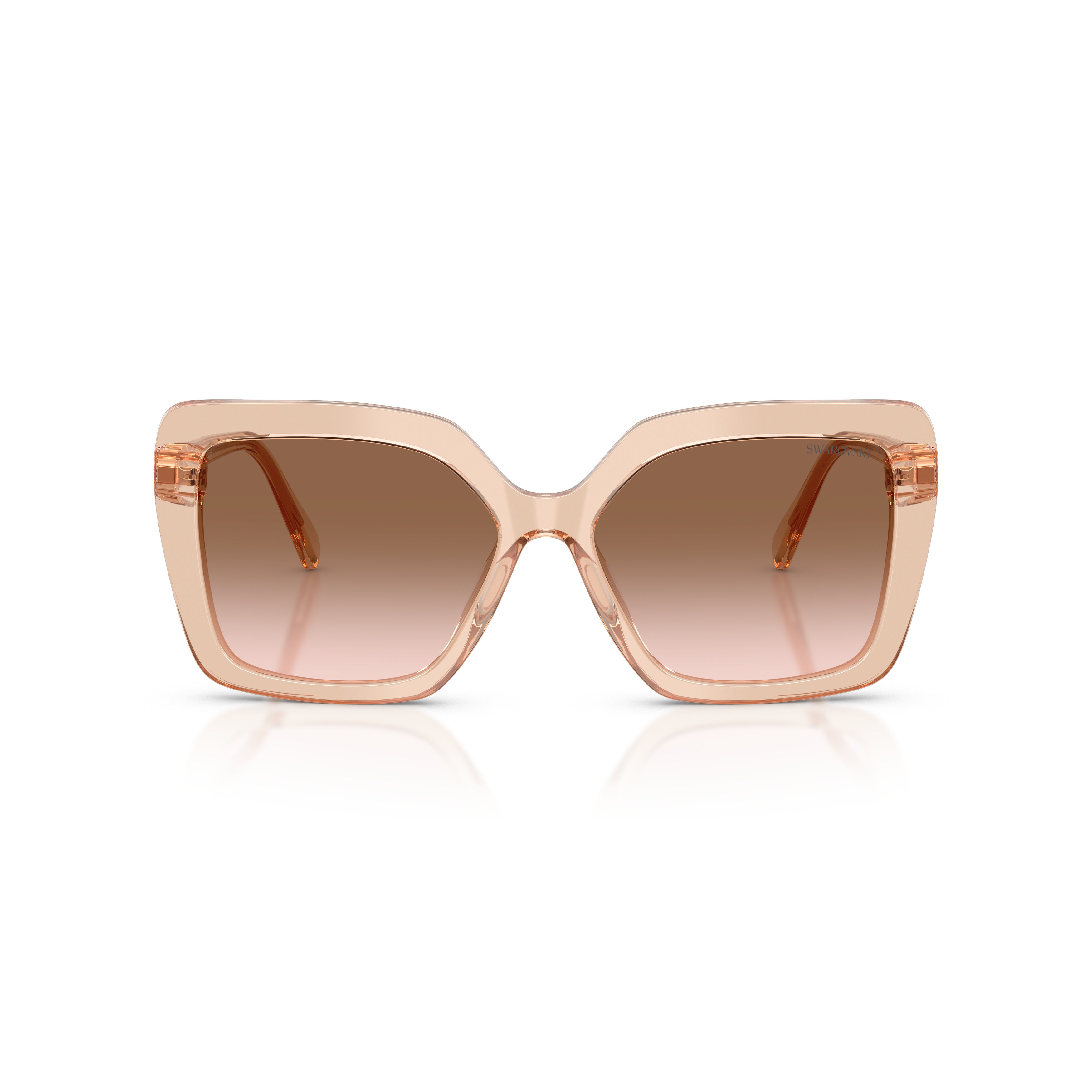 0Sk6049 Bold Oversized Square Sunglasses with Crystal Embellishments