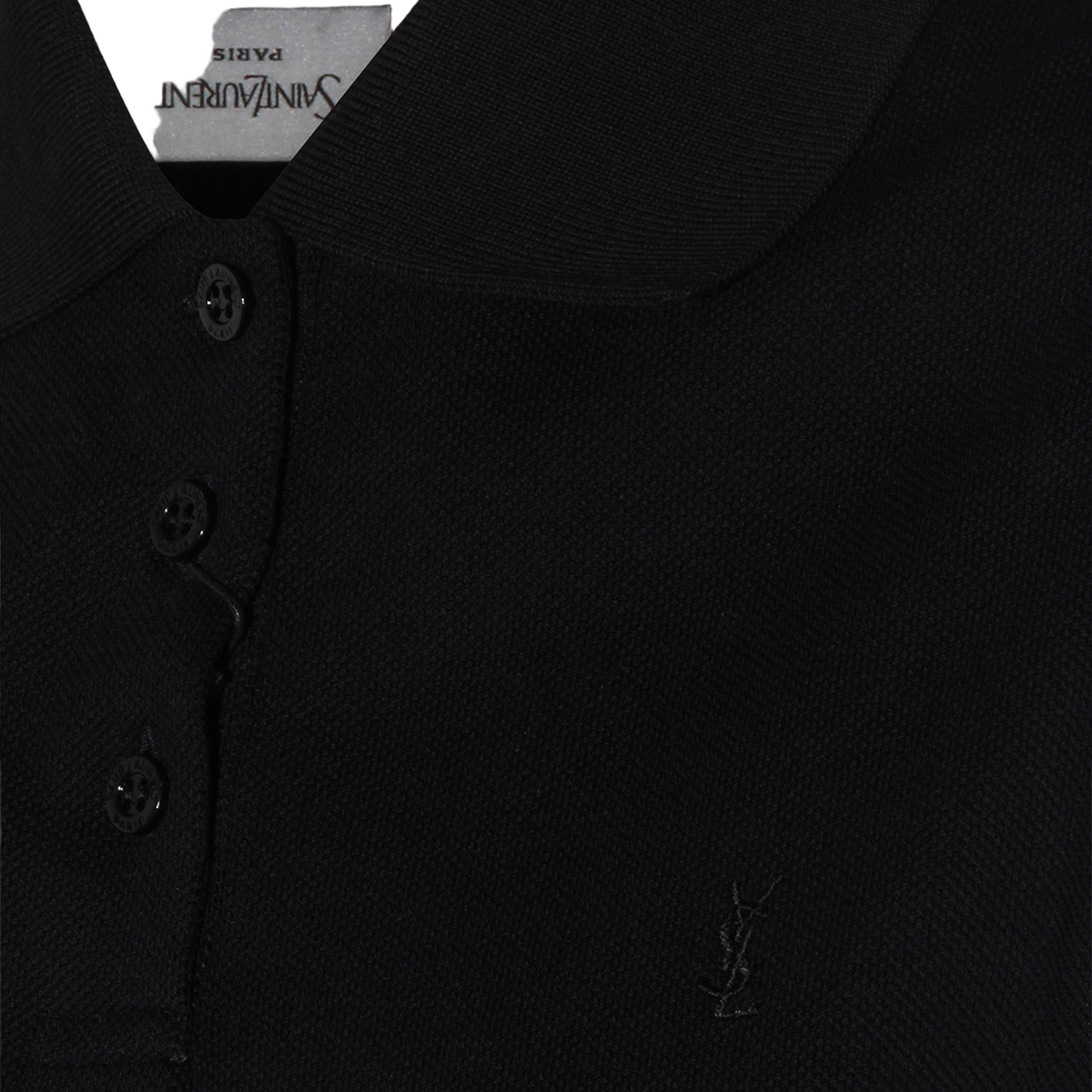 Sleeveless Black Polo Shirt