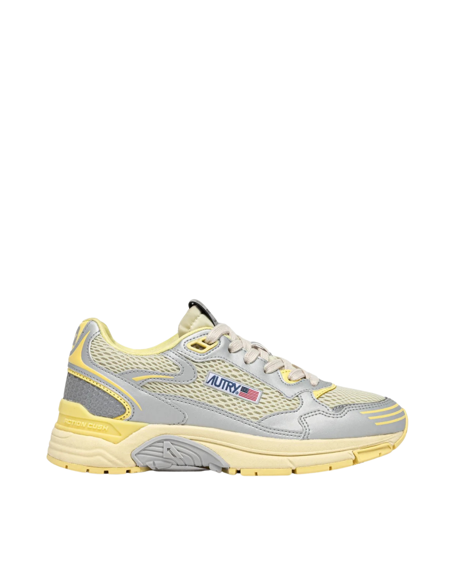 Hyperway Women’s Silver/Lemon Sneakers