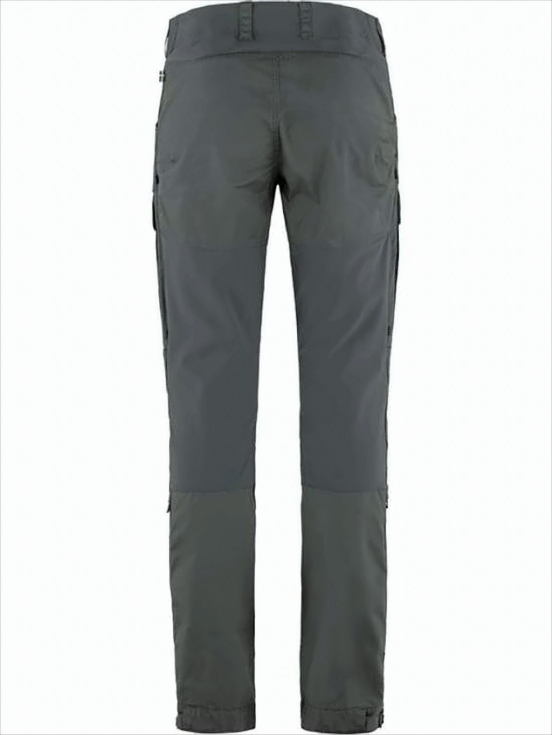 Two-Tone Straight Pants with Reinforced Panels and Functional Pockets