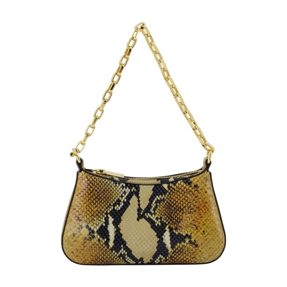 T Bar Mini Handbag - Leather - Brown