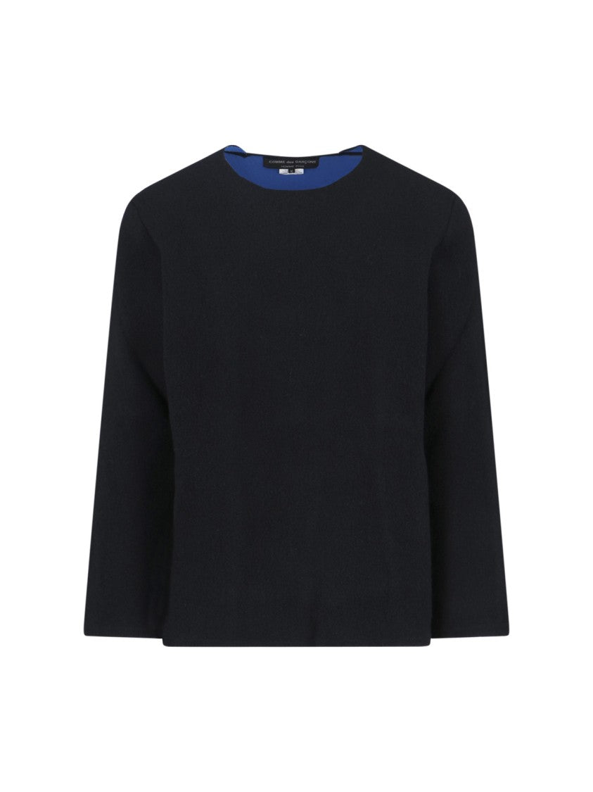 Homme Plus Wool Blend Sweater, Black