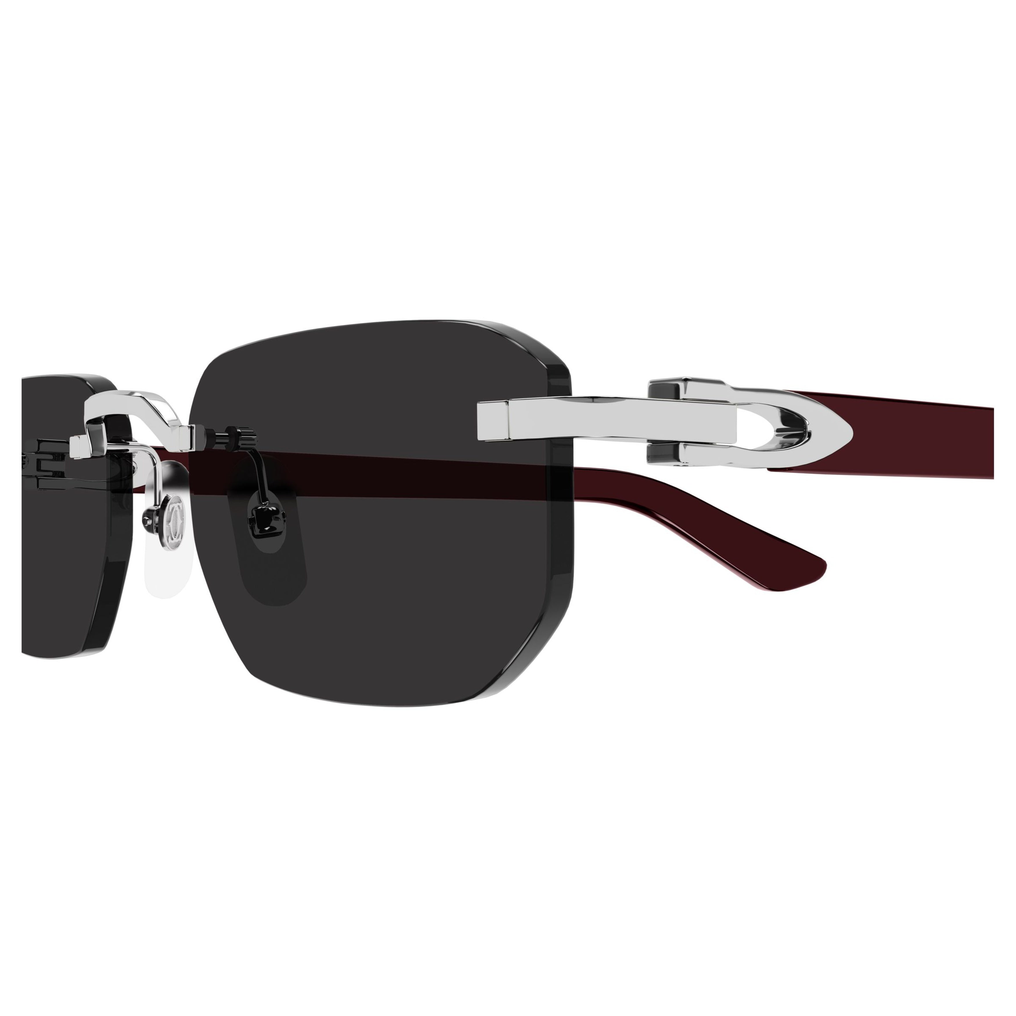 Ct0622s Rimless Rectangular Sunglasses