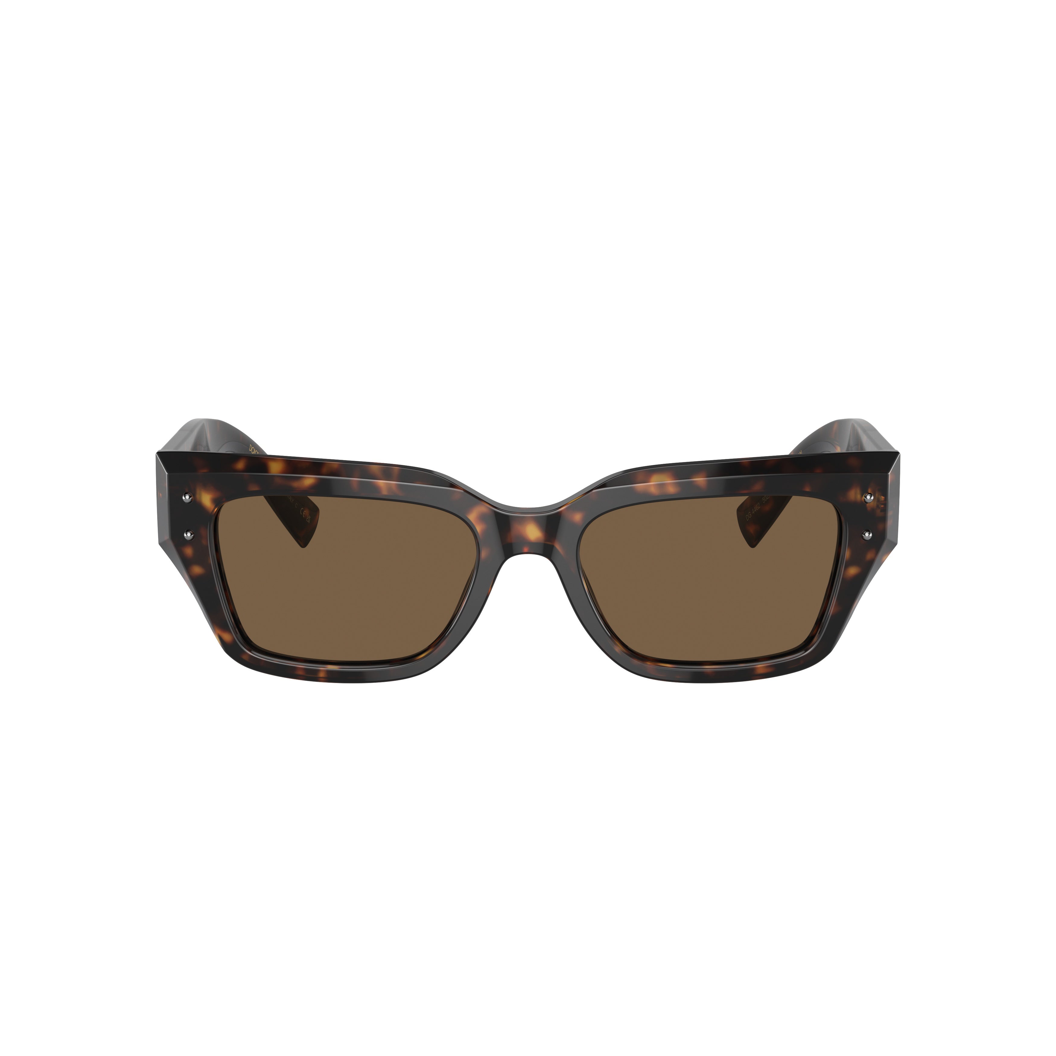 0dg4462 Rectangular Tortoiseshell Acetate Sunglasses