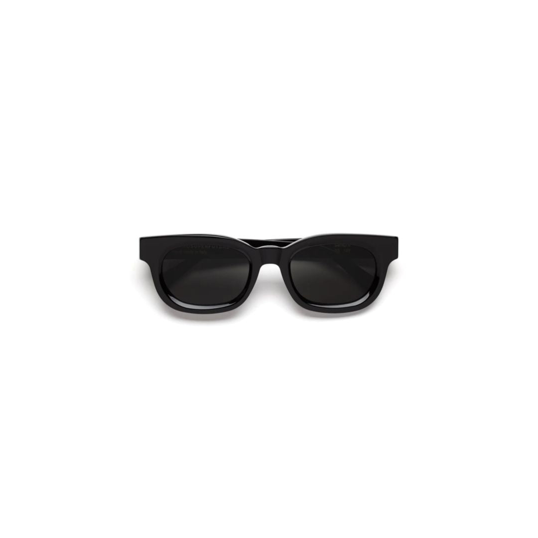 Sempre Black Rectangular Frame Sunglasses