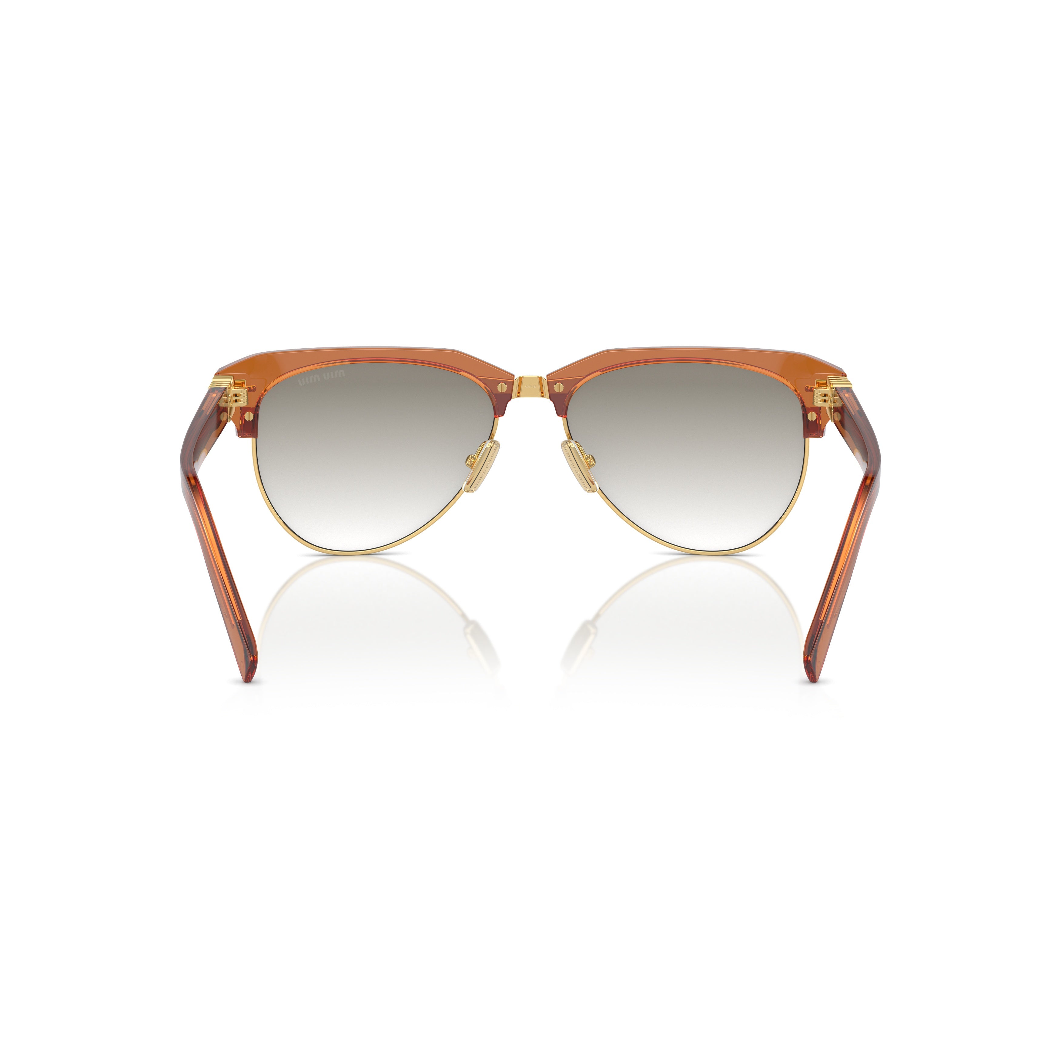 0mu 09zs Translucent Amber Acetate Sunglasses