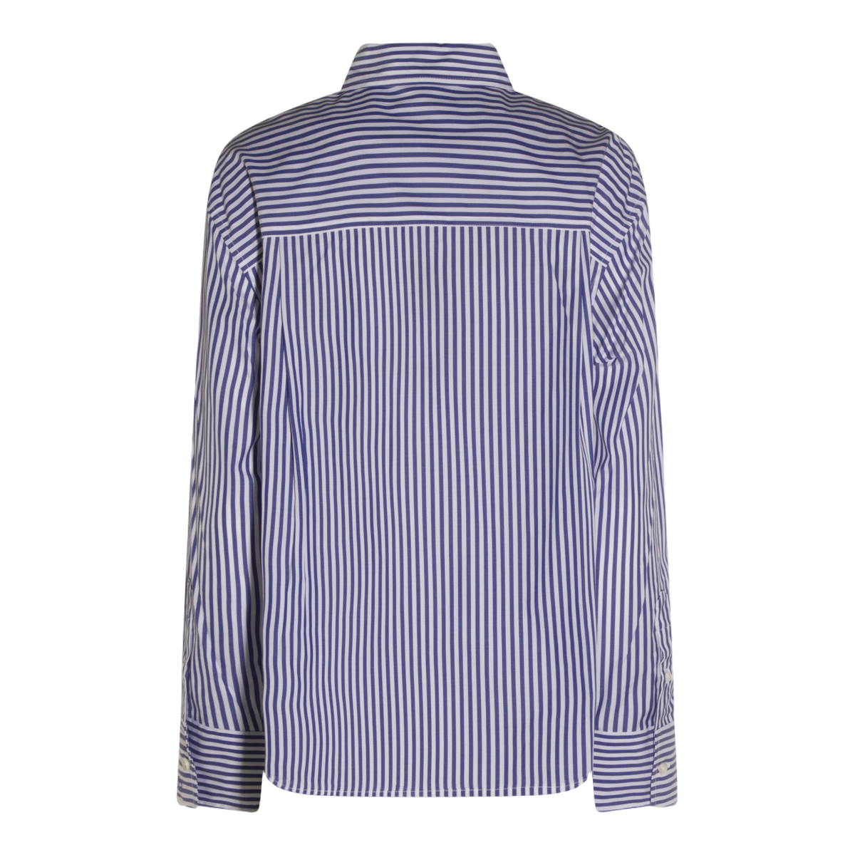 Classic Blue And White Striped Button-Down Shirt