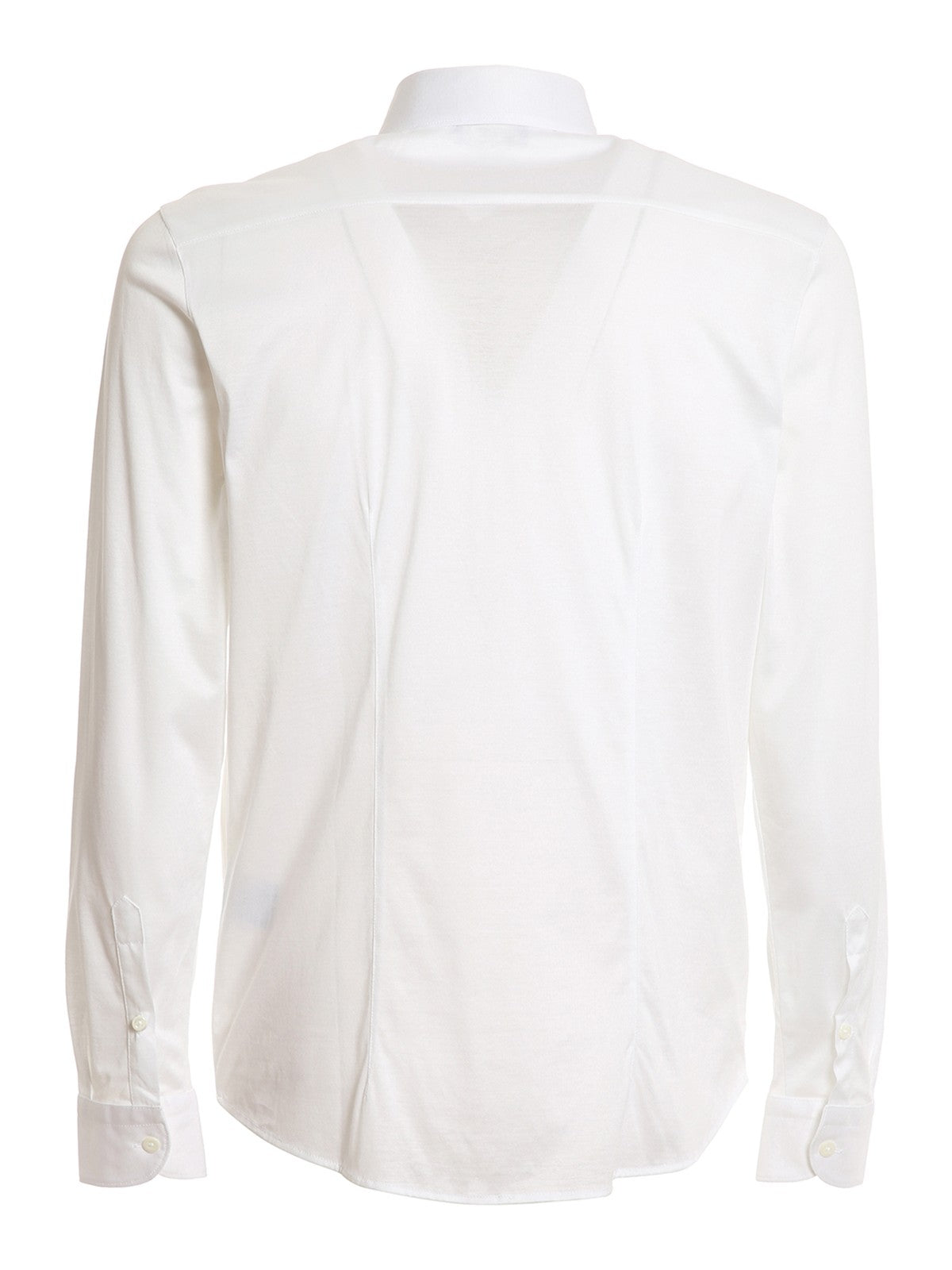 White Cotton Classic Dress Shirt