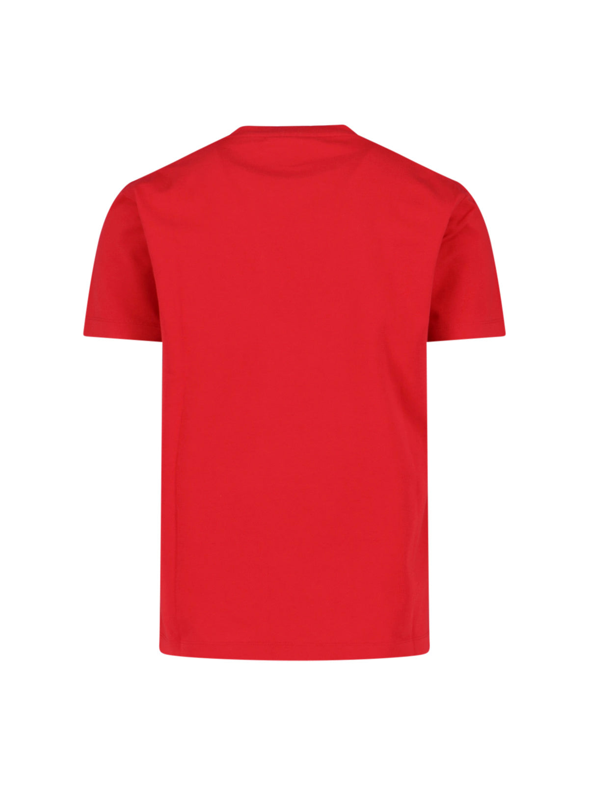 Cotton T-Shirt with Contrasting Logo Design