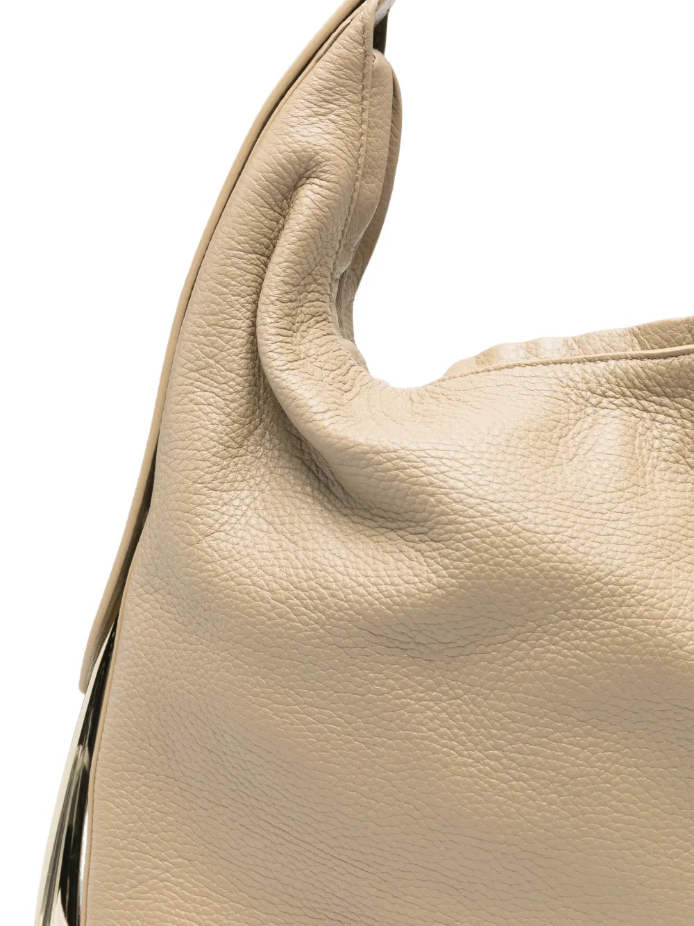 Structured Handbag With Top Handle And Detachable Shoulder Strap