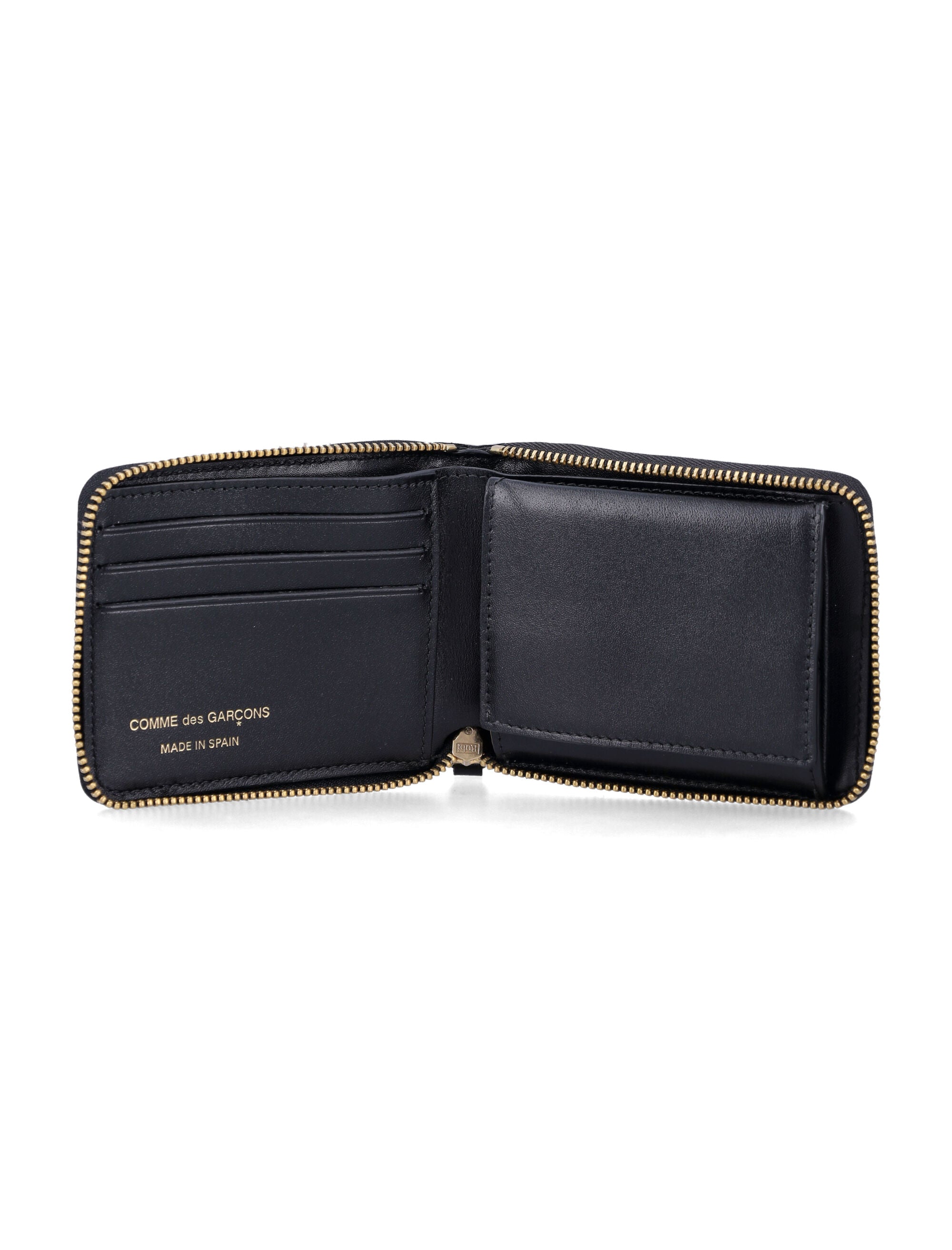 Embossed Leather Zip-Around Wallet