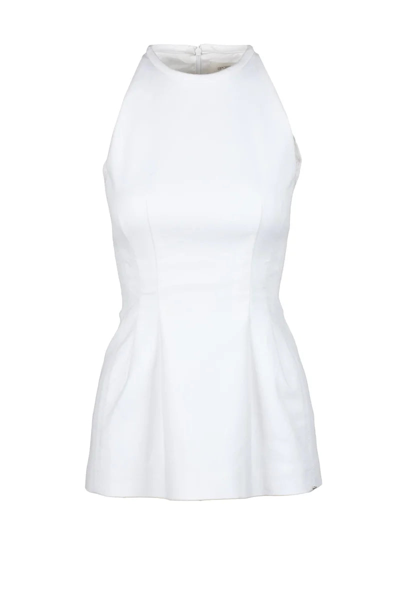 Blouse Cotton/Elastane - White