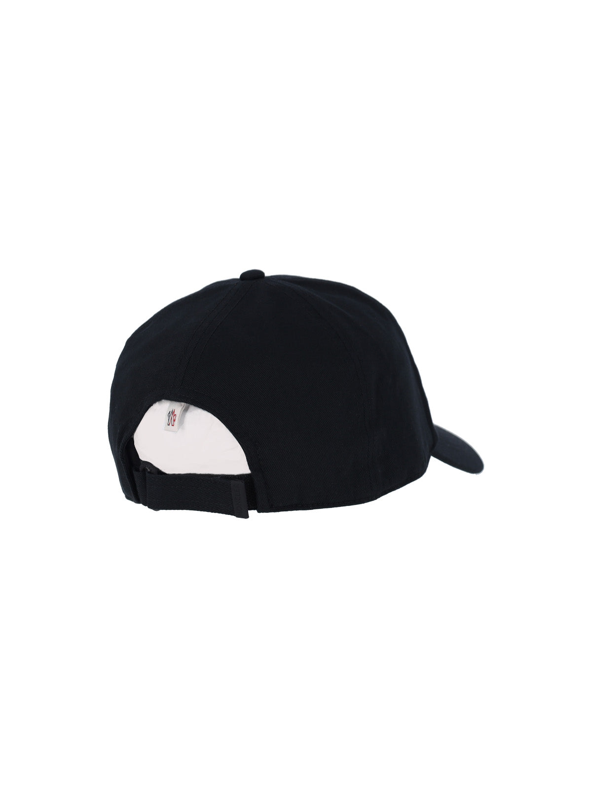 Black Cotton Curved Visor Baseball Cap