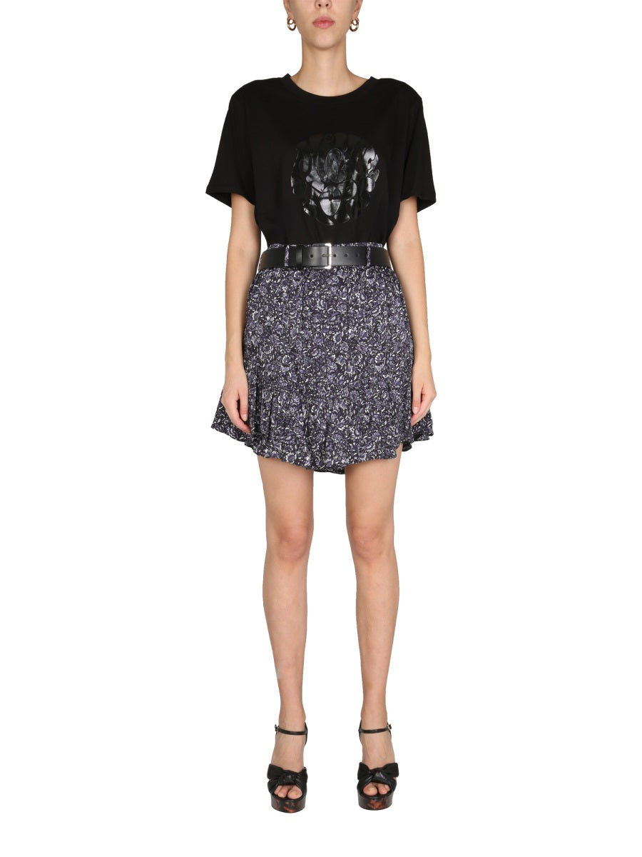 Mini Viscose Skirt