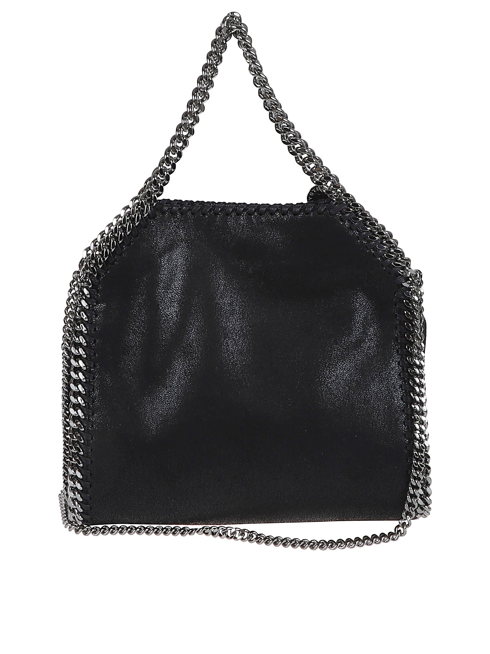 Mini Tote Bag with Silver Chain Detail