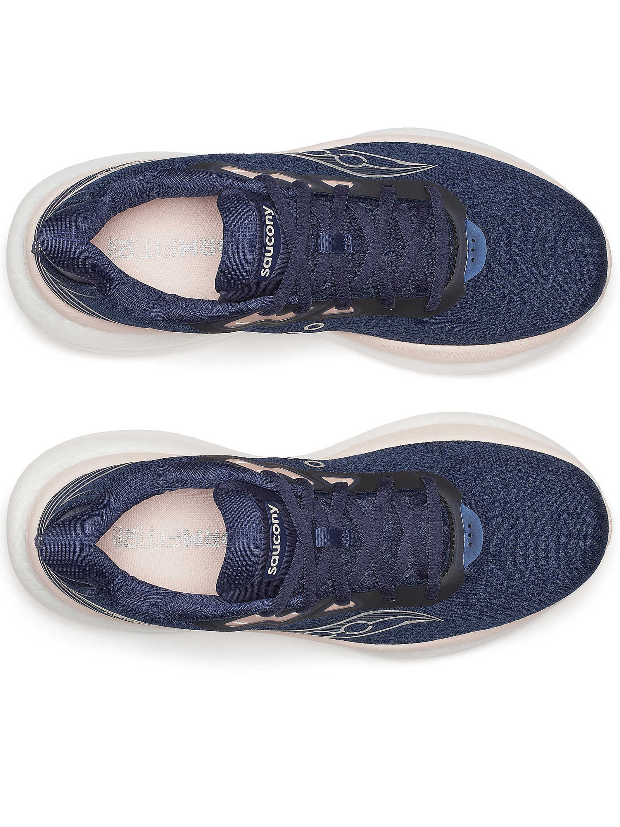 Streamlined Navy Athletic Sneakers with Cushioned Midsole