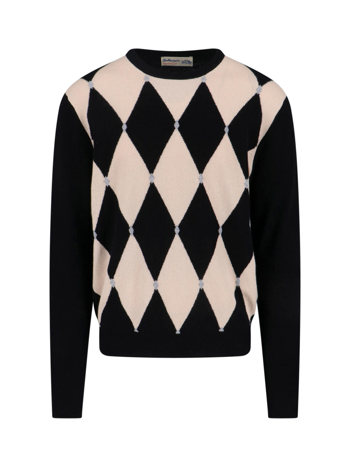 Cashmere Sweater, Black, Crew Neck, Long Sleeves