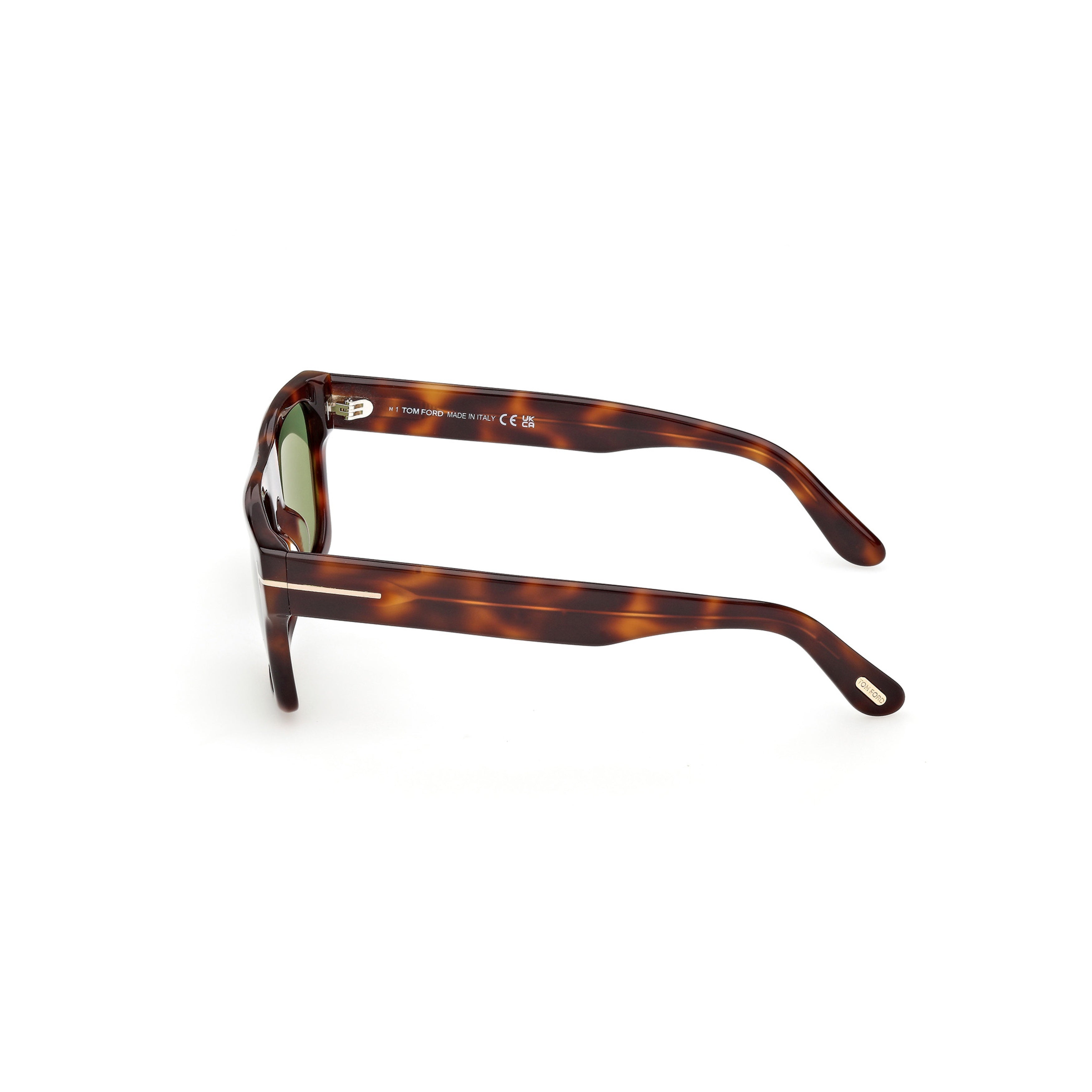 Ft1337 Rectangular Tortoiseshell Sunglasses