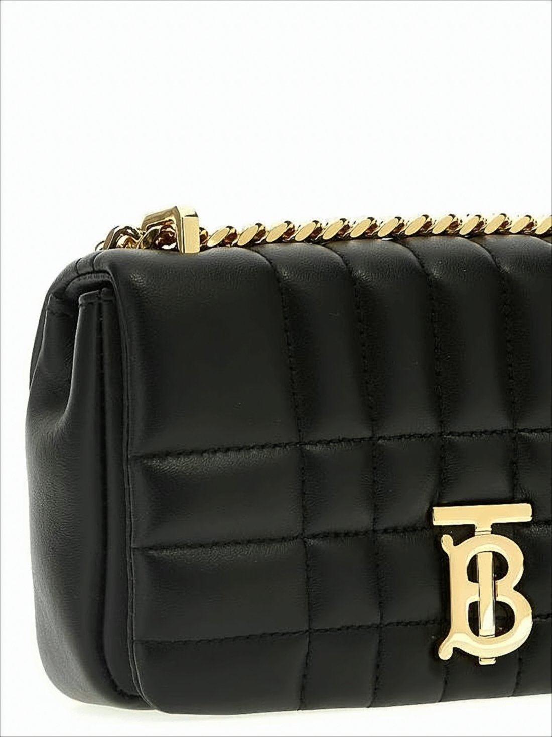 Quilted Lamb Leather Crossbody Bag