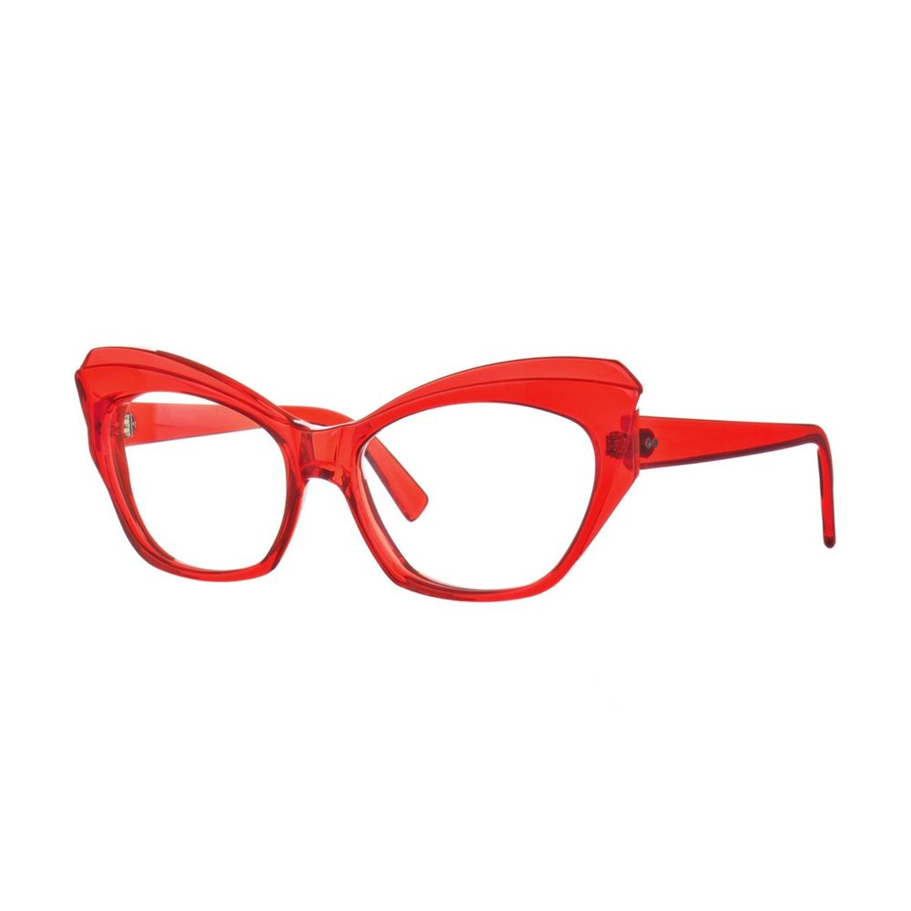 Michelle Red Acrylic Cat Eye Sunglasses