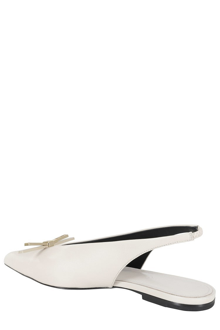Bow Flat Slingback