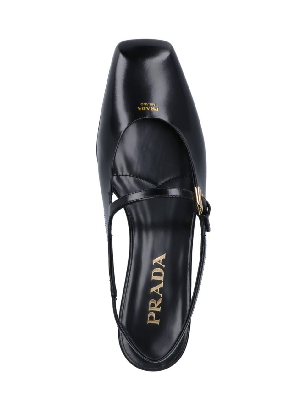 Logo Slingback Pumps – Black