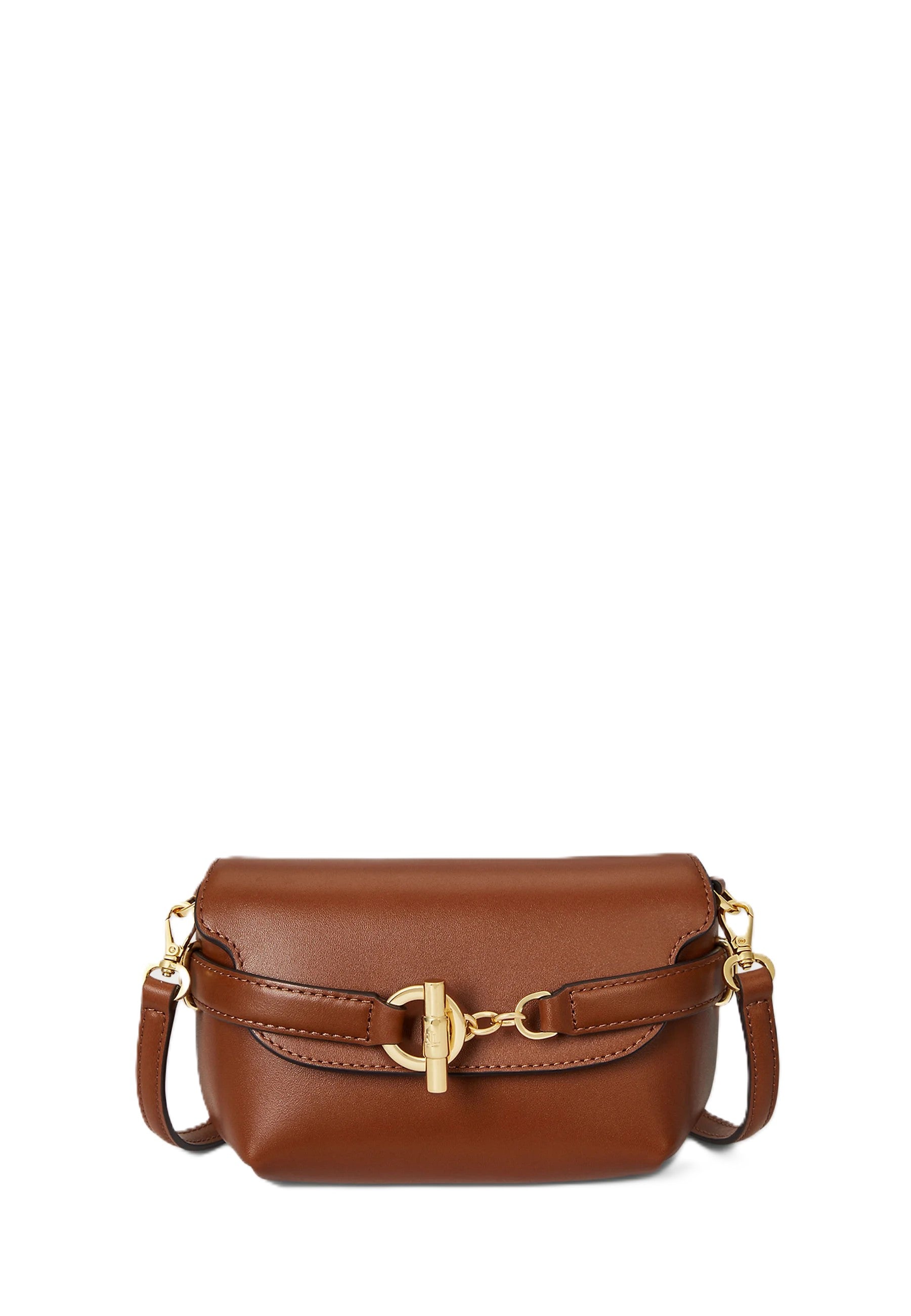Brown Natural Smooth Leather Crossbody Bag