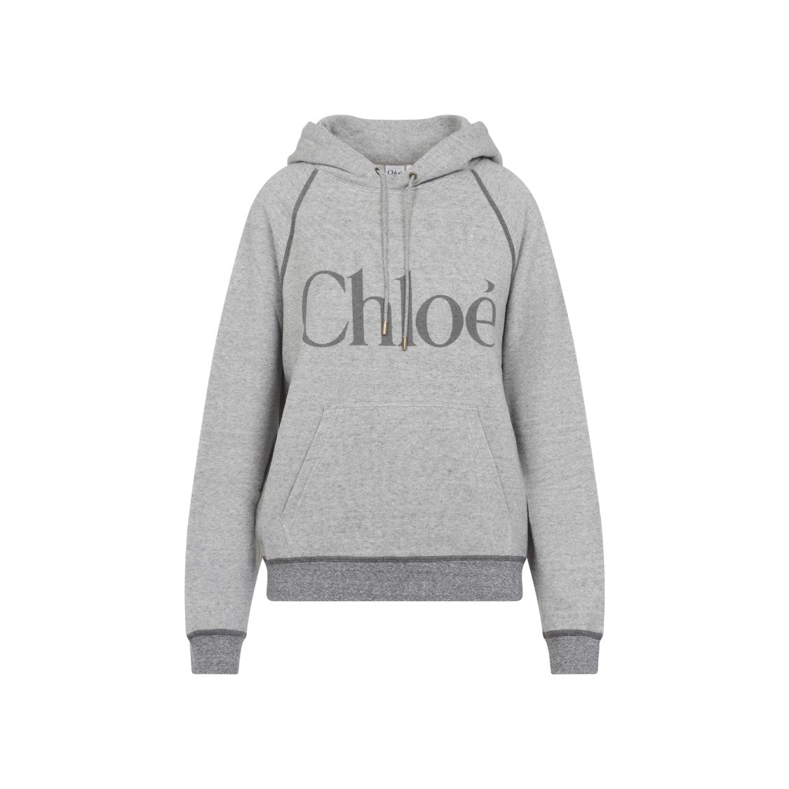 Heather Grey Relaxed Fit Chloé Sweatshirt