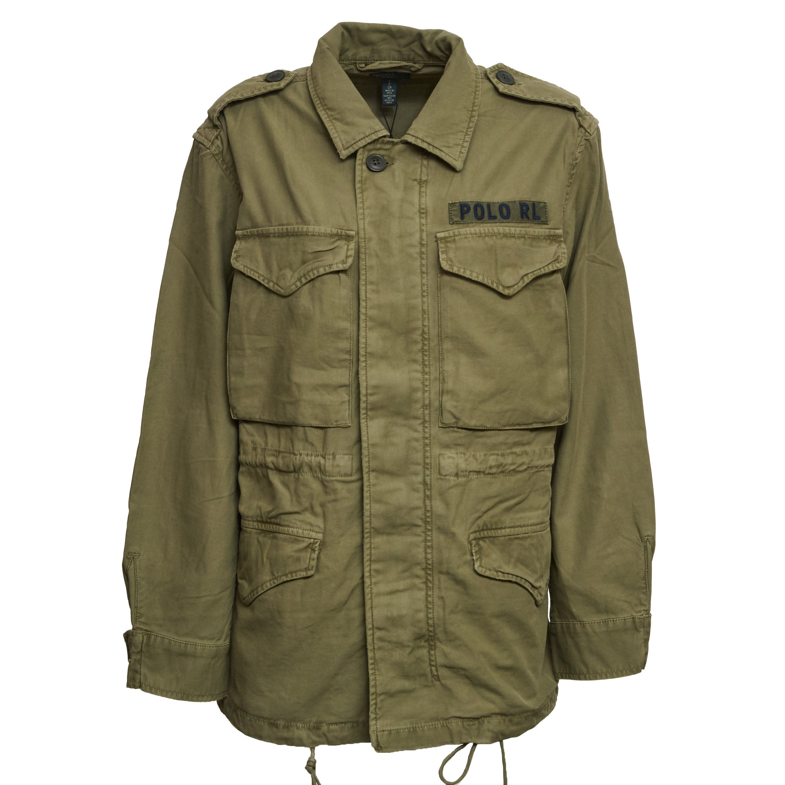 Field Jacket With Drawstring Waist