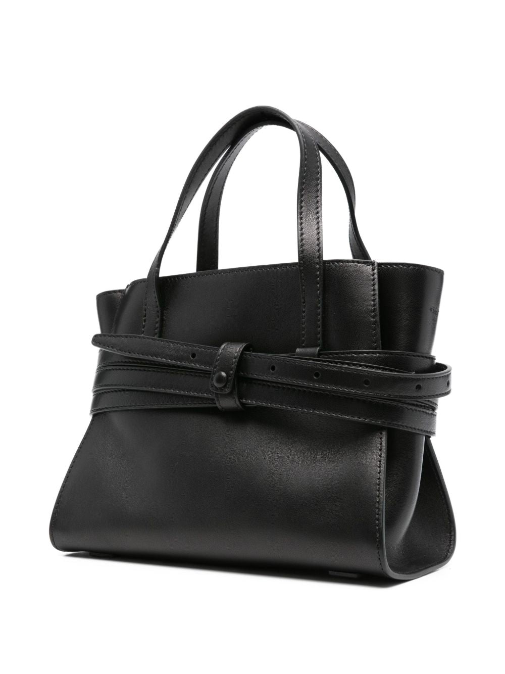 Structured Black Handbag
