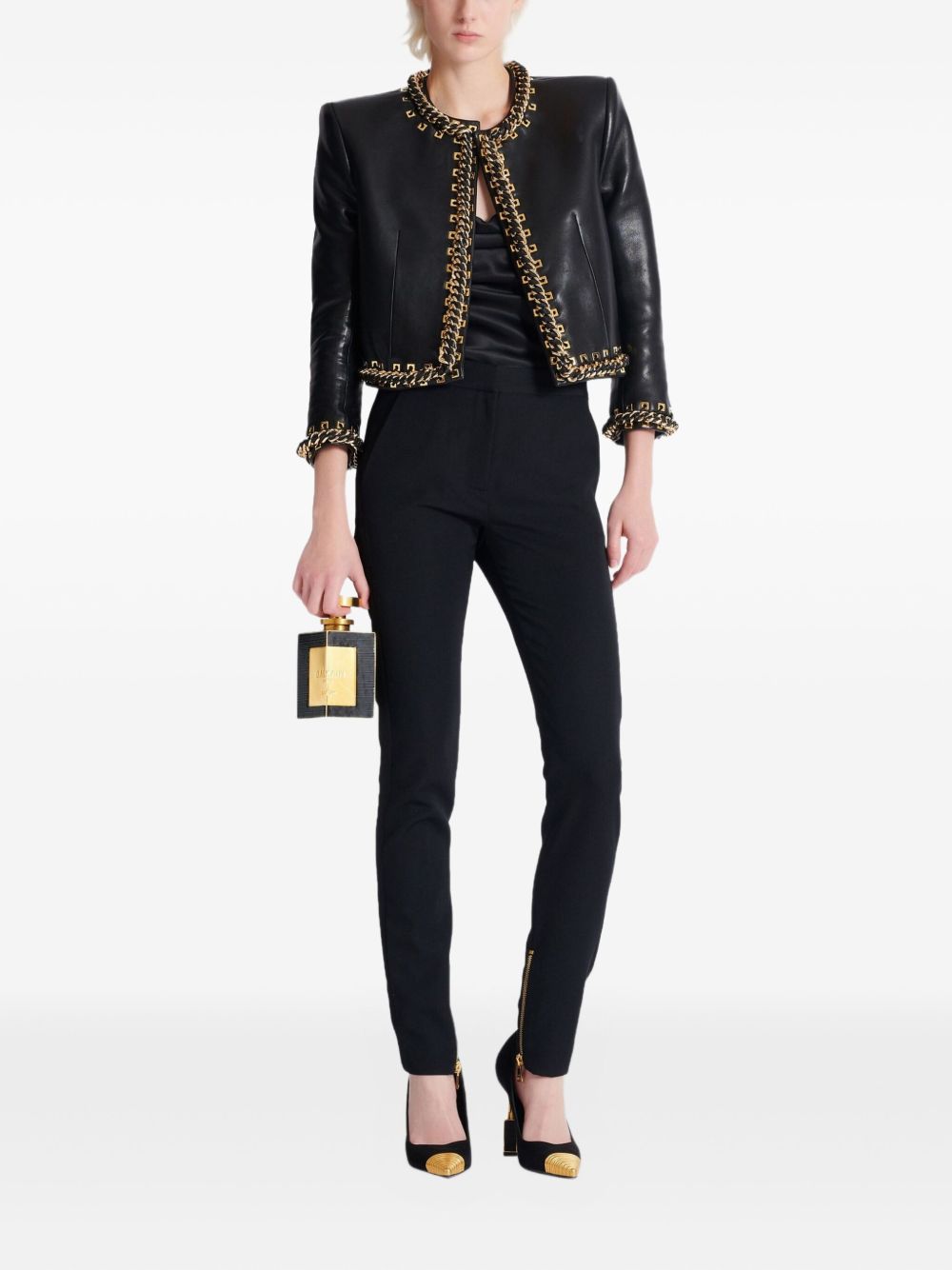 Slim Fit Black Trousers