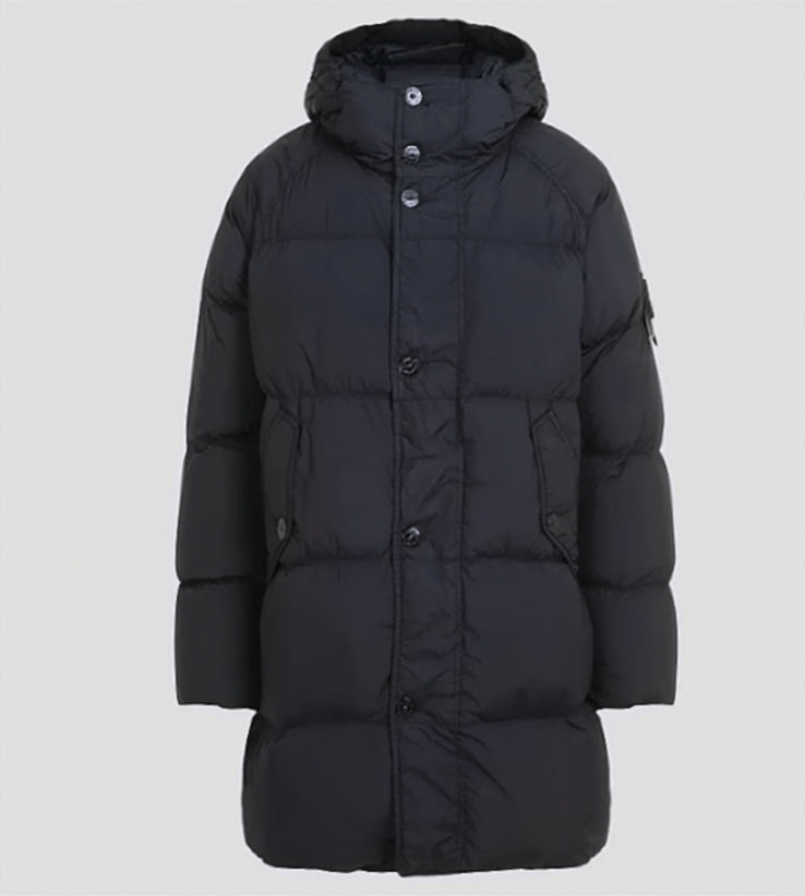 Quilted Hooded Down Jacket