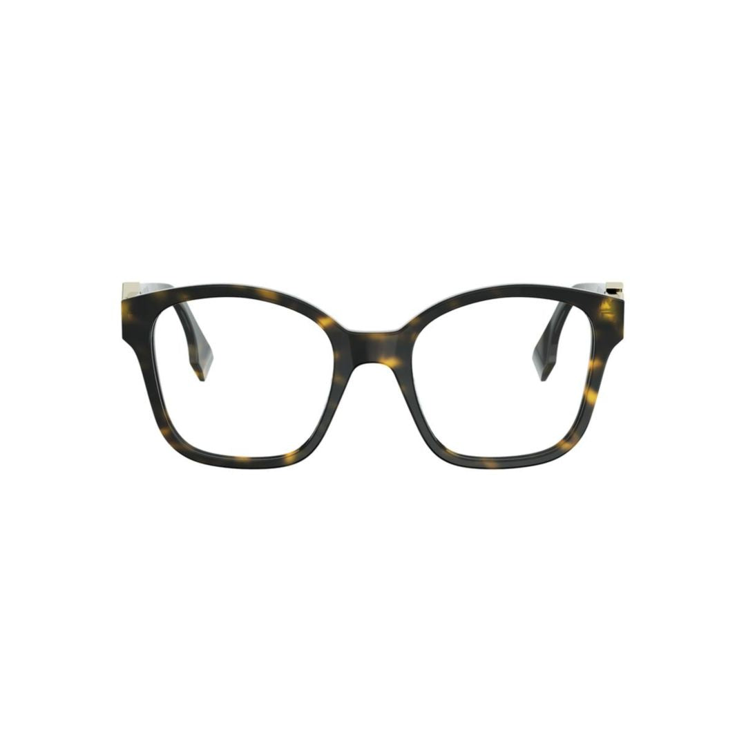 Fe50135i Bold Tortoiseshell Square Frame Eyeglasses