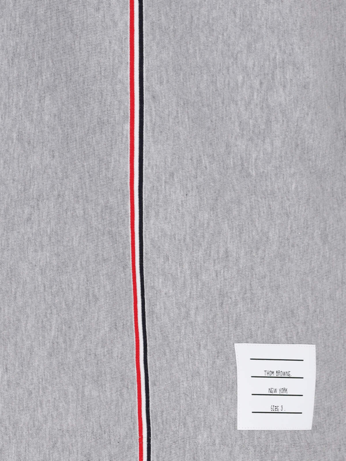 Lightweight Grey T-Shirt With Classic Crew Neckline