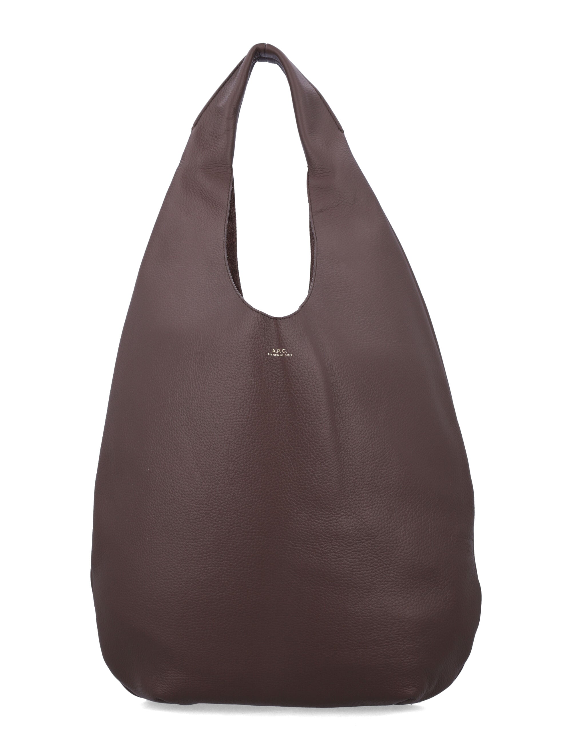 Le Neige Grained Leather Handbag