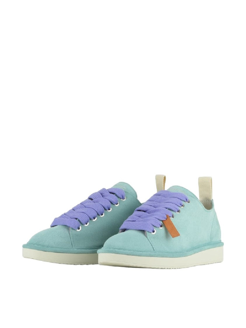 Aquamarine Suede Upper Sneakers
