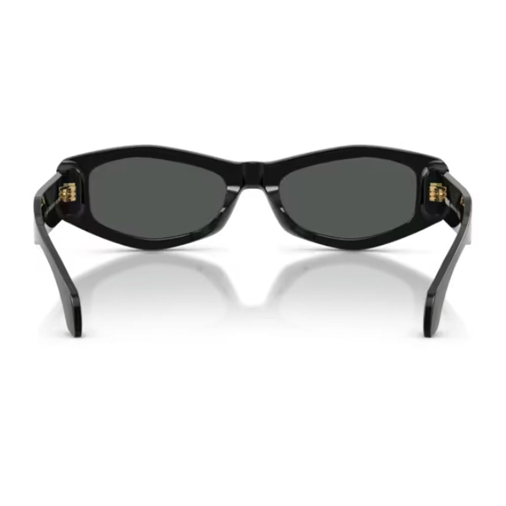 0Ve4487U Signature Geometric Black Acetate Sunglasses