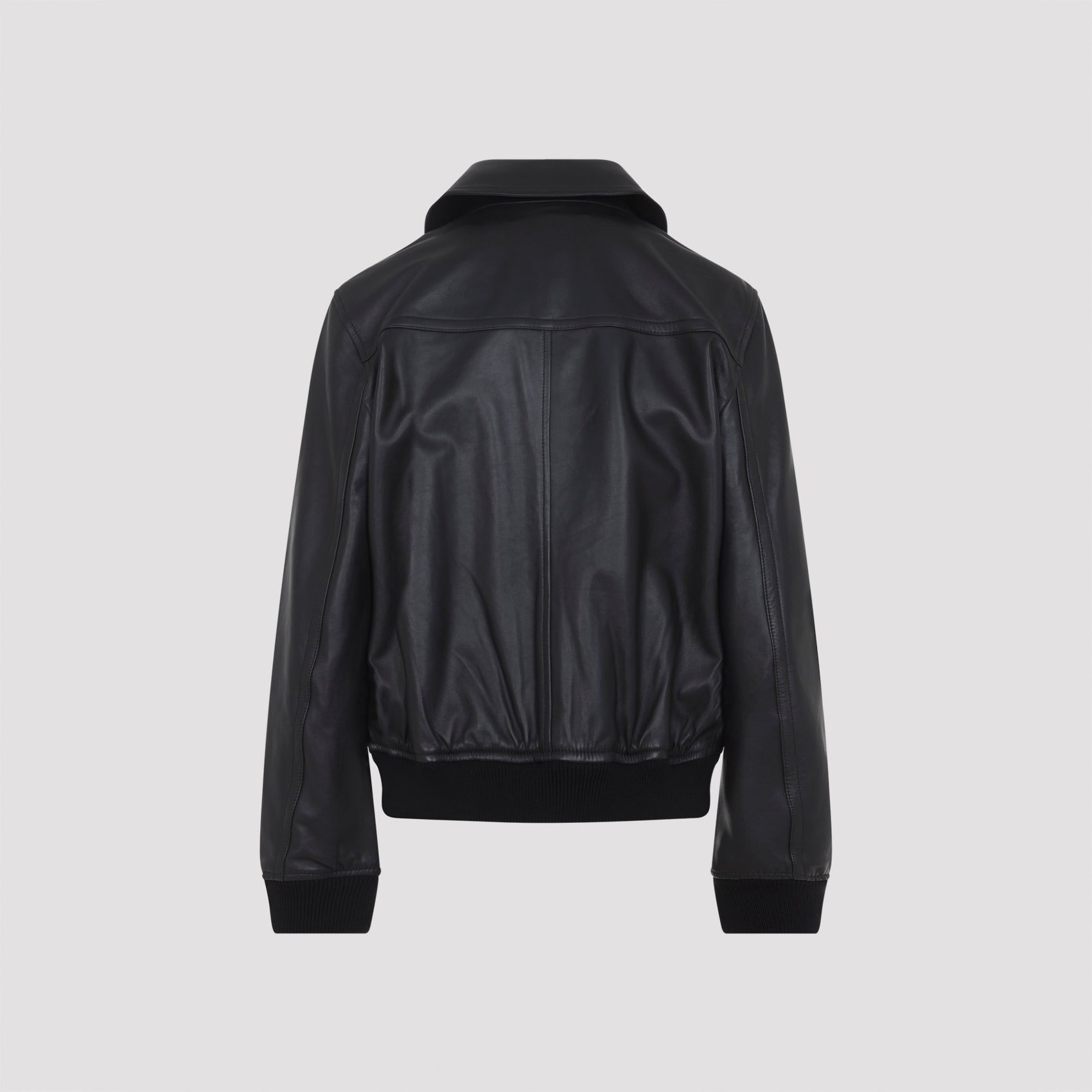 Lambskin Jacket with Classic Collar