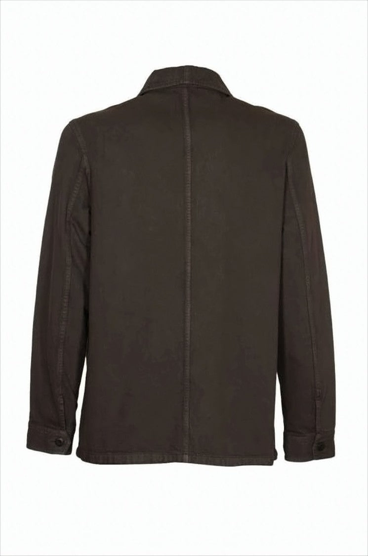 Boxy Brown Cotton Jacket