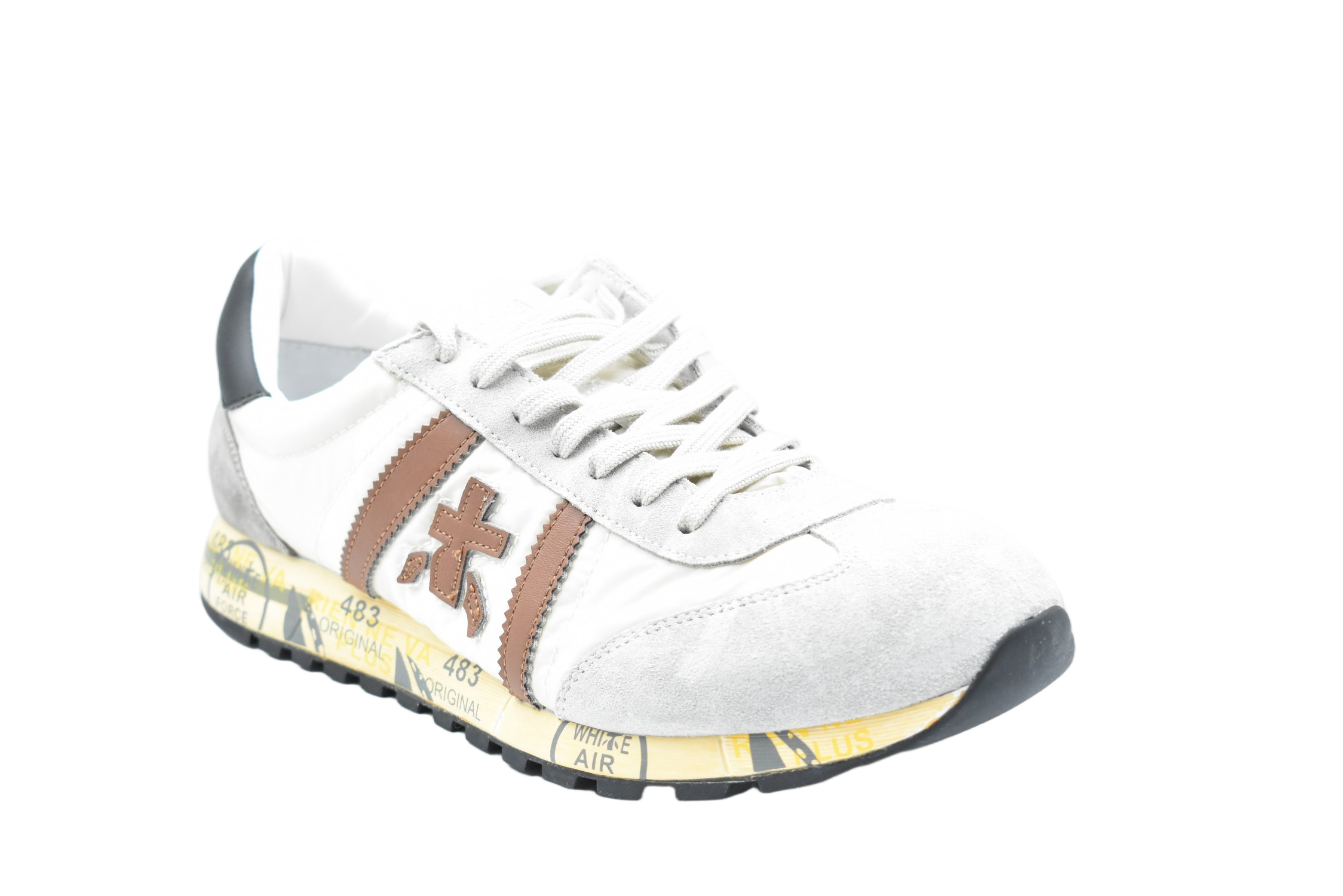 Hybrid Low-Top Sneakers With Suede Overlays And Iconic Branding